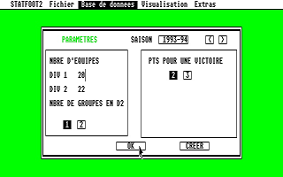 Statfoot atari screenshot